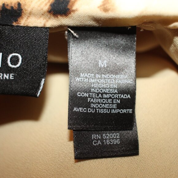 Liz Claiborne Studio Vintage Leopard Quilted Jacket Size M - Picture 7 of 10